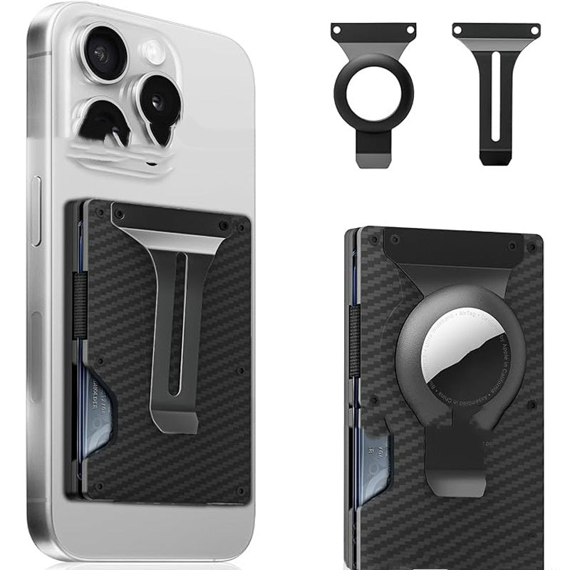 Men's Minimalist Card Holder 5-in-1 Magnetic Ultra-thin Wallet