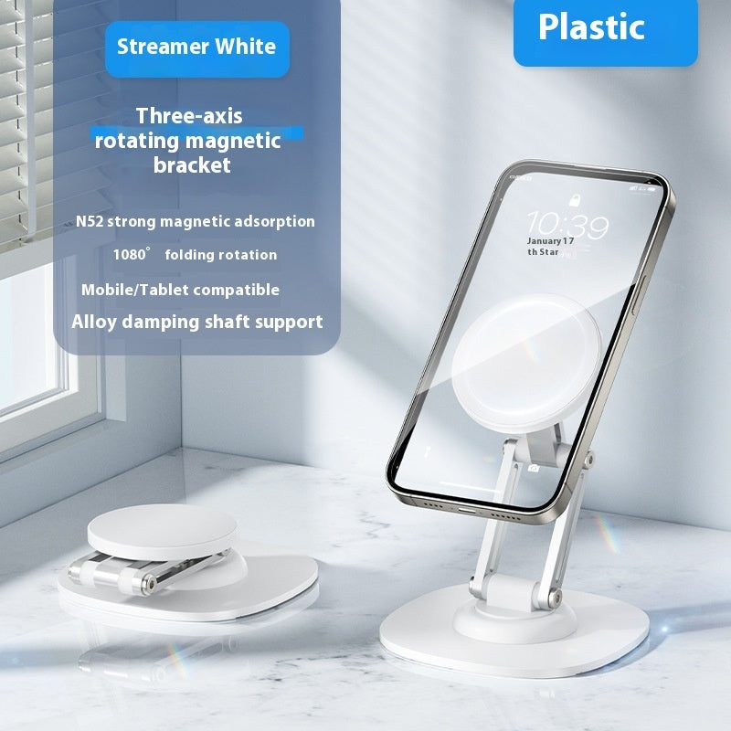360 Rotating Foldable Live Streaming Phone Stand Desktop