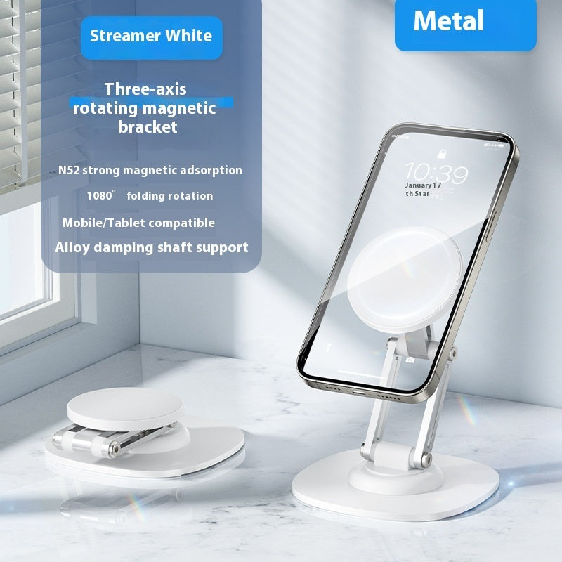 360 Rotating Foldable Live Streaming Phone Stand Desktop