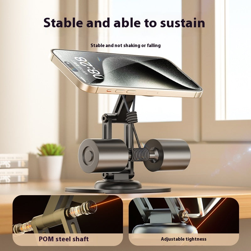 360 Rotating Foldable Live Streaming Phone Stand Desktop